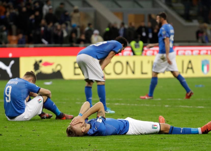 Italy miss third consecutive World Cup after shock Bosnia playoff defeat