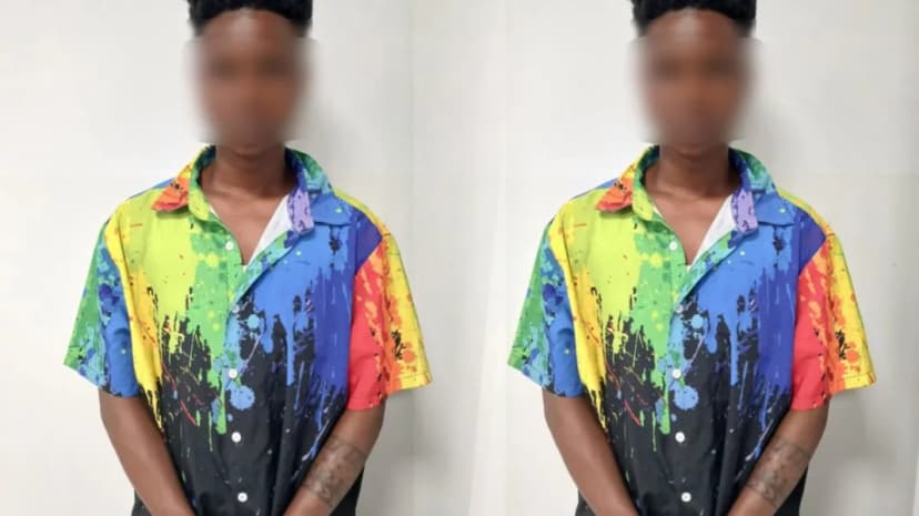 Ghana Police arrest Nigerian lady wearing a police uniform in viral video