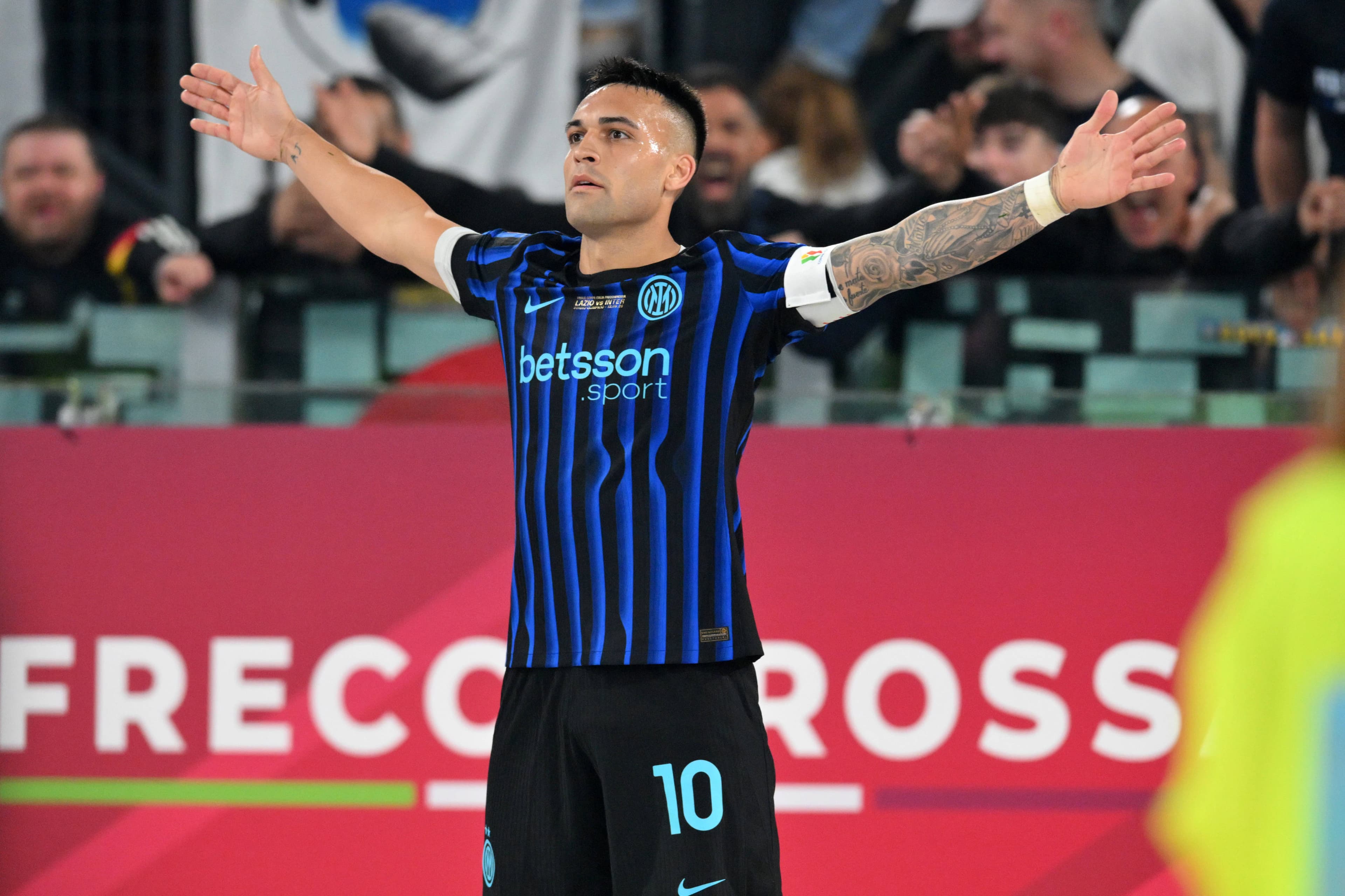 Inter Milan win 10th Coppa Italia title after 2-0 victory over Lazio