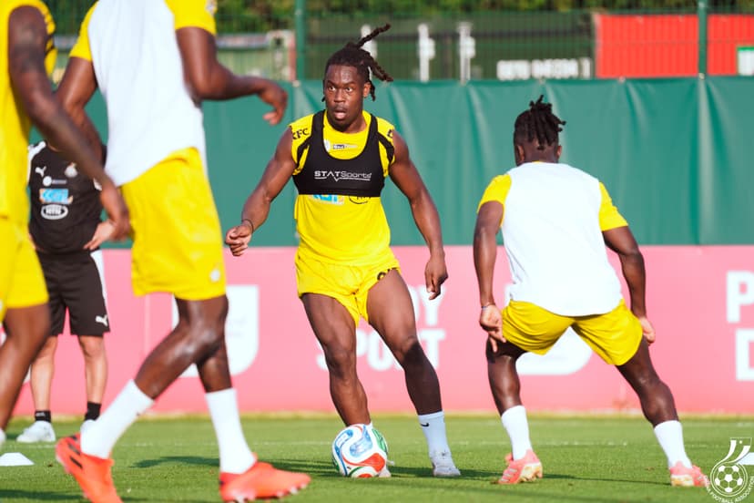 Photos: 16 Black Stars train ahead of Wales game